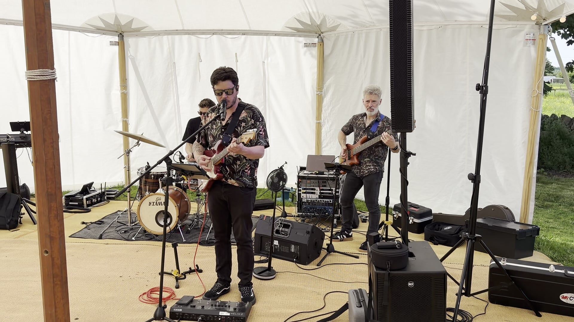 Live Band for a 70th Birthday Marquee Party in Gastard, near Bath