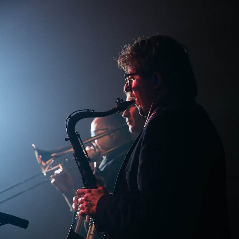 The Brotherhood performing at a wedding in Wedding Band Chepstow