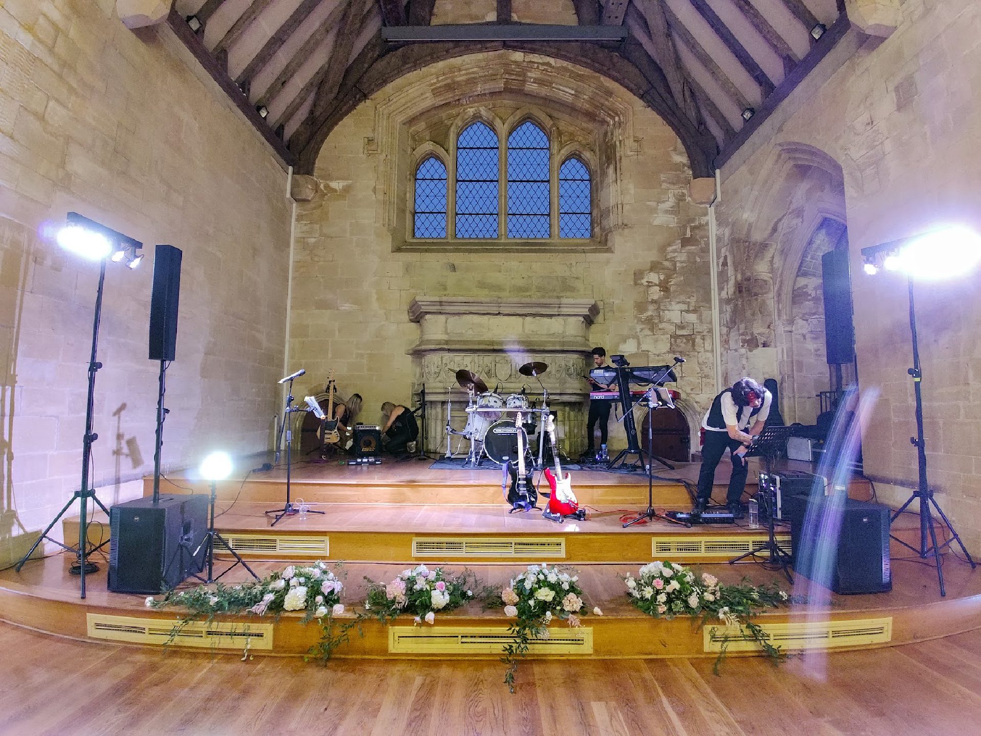 Wedding Band at St Donat's Castle